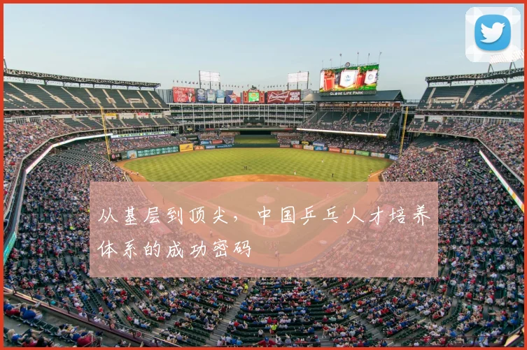 从基层到顶尖，中国乒乓人才培养体系的成功密码