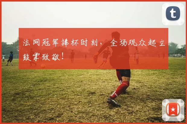 法网冠军捧杯时刻，全场观众起立鼓掌致敬！